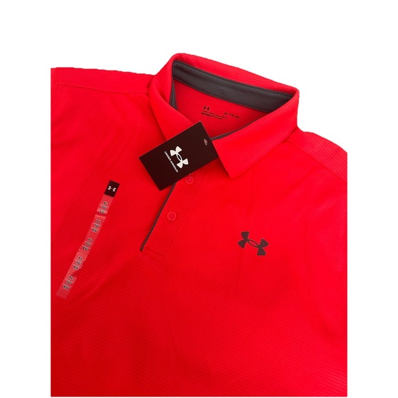 Under Armour 1290140 Men's UA Tech Performance Loose Fit Golf Polo Team Shirt NW - Picture 1 of 10